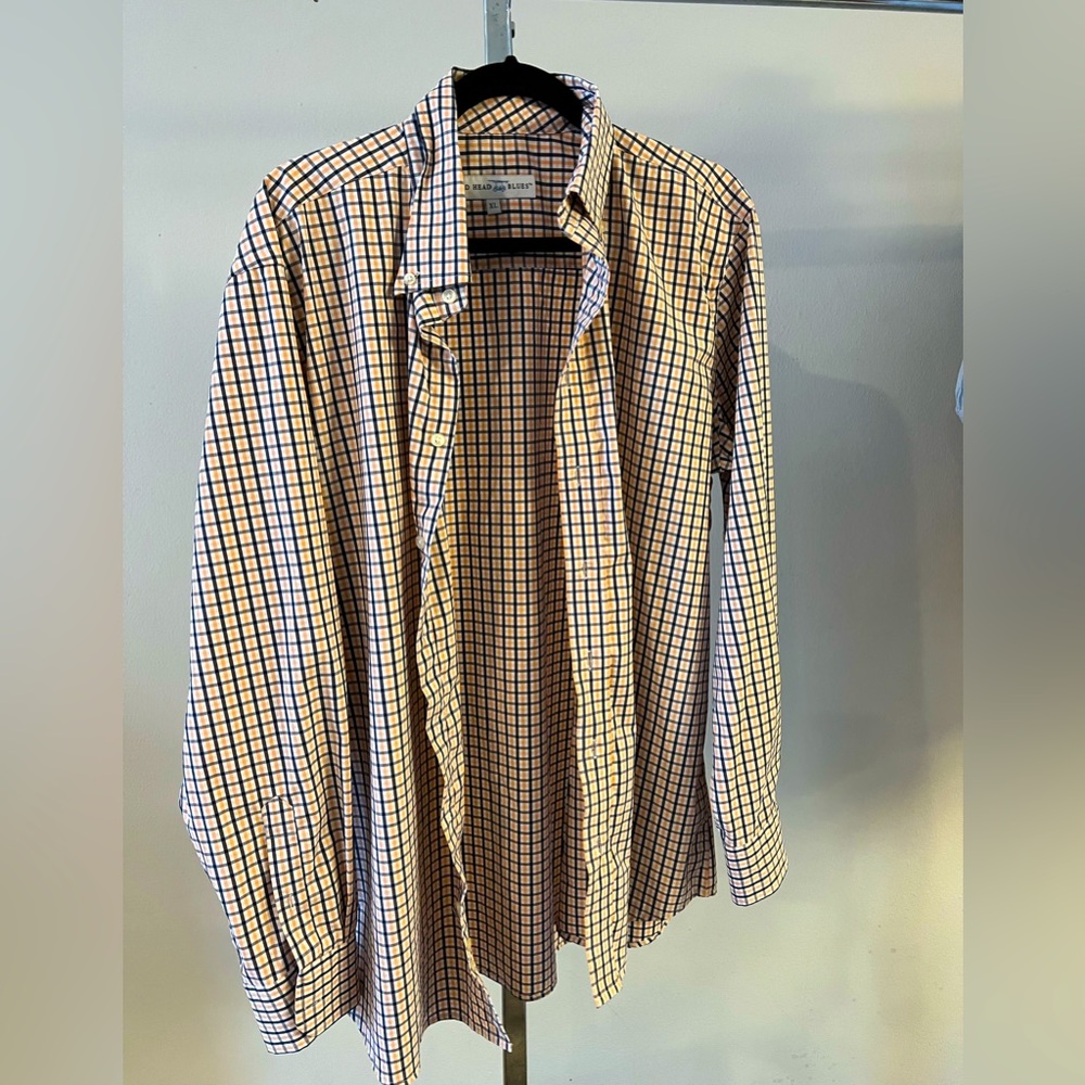 Mens Baldhead Blues Shirt Size XL